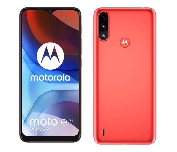 Motorola Moto E7i Power 2/32GB Coral Red - 657162 - zdjęcie